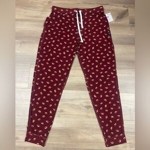 SAXX Men’s Medium Viewfinder HotDog Print Jogger Style Soft Sleep Pants